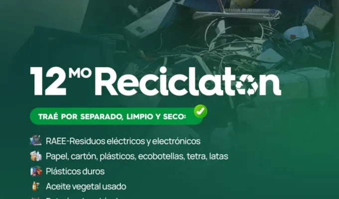 La 12° edición del Reciclatón se desarrolla este martes en el CCM. VIDEO/FOTOS