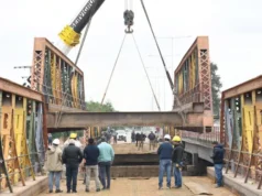 Puente de Vaqueros: Saénz marcó el avance en la modernización de la infraestructura vial metropolitana. FOTOS