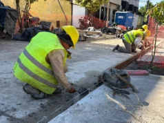 La Municipalidad continúa con las obras de mejoras viales en la ciudad. FOTOS