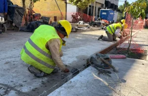 La Municipalidad continúa con las obras de mejoras viales en la ciudad. FOTOS
