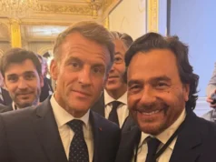 Sáenz participó del encuentro con Macron para promover nuevas inversiones en Argentina Week. FOTOS