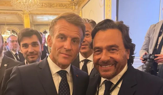 Sáenz participó del encuentro con Macron para promover nuevas inversiones en Argentina Week. FOTOS