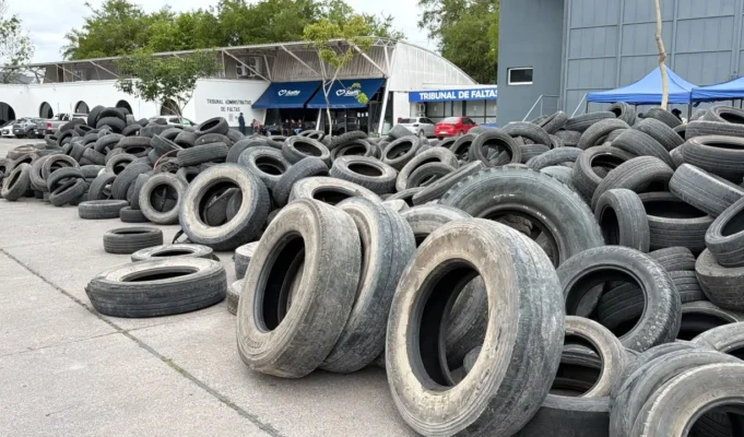 El Neumatón lleva recolectadas 330 mil cubiertas en desuso. VIDEO/FOTOS