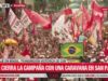 Elecciones Brasil 2026: Lula da Silva y Flavio Bolsonaro cerraron sus campañas políticas este jueves