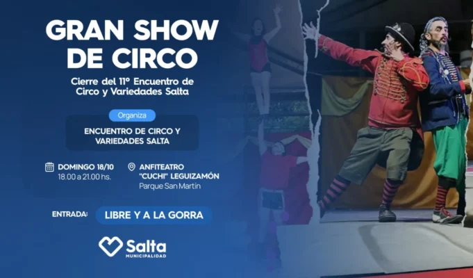 El Encuentro de Circo y Variedades en la ciudad, cierra su 11° edición con una gran gala