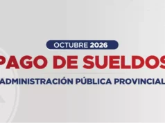 Administración Pública Provincial : el sábado 31 de octubre se pagarán los sueldos y la Compensación Transitoria
