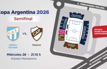 Copa Argentina en Salta: protocolo para el ingreso de personas con discapacidad y venta de entradas