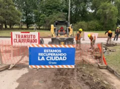Comenzó la obra de infraestructura urbana del Plan Vial Zona Oeste. VIDEO/FOTOS
